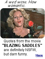 The 1974 film ''Blazing Saddles'' was so politically incorrect that it probably could not be made today. CAUTION: DEFINITELY NOT SAFE FOR WORK.